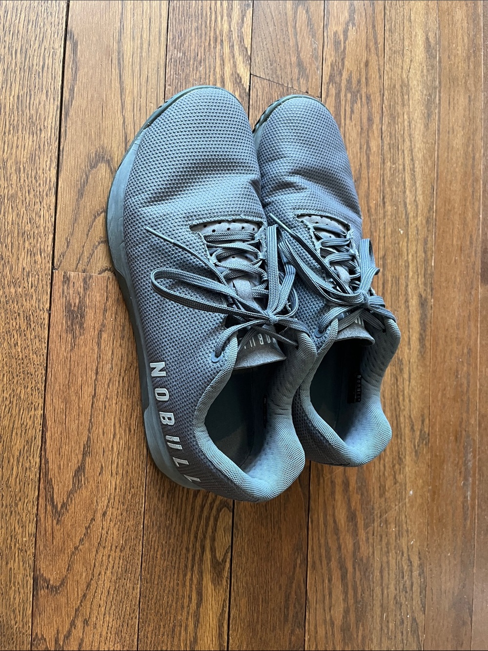 NOBULL Slate Grey Mesh Athletic Sneakers